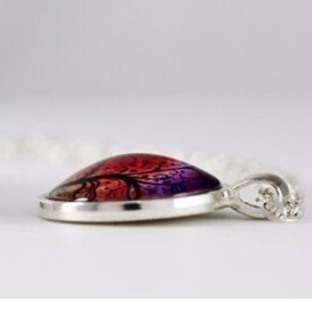 Sugar Skull Glass Necklace - Picture 8 of 8